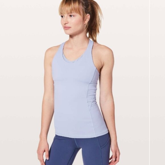 Lululemon Stash N Run Tank Berry Mist / Moody Blues - Picture 2 of 10